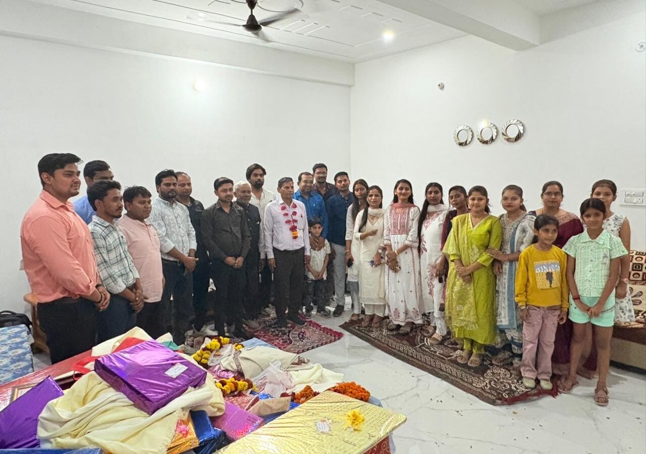 Ceremonial observance at Karpoori Thakur Intermediate College, Surajkunda, Raebareli