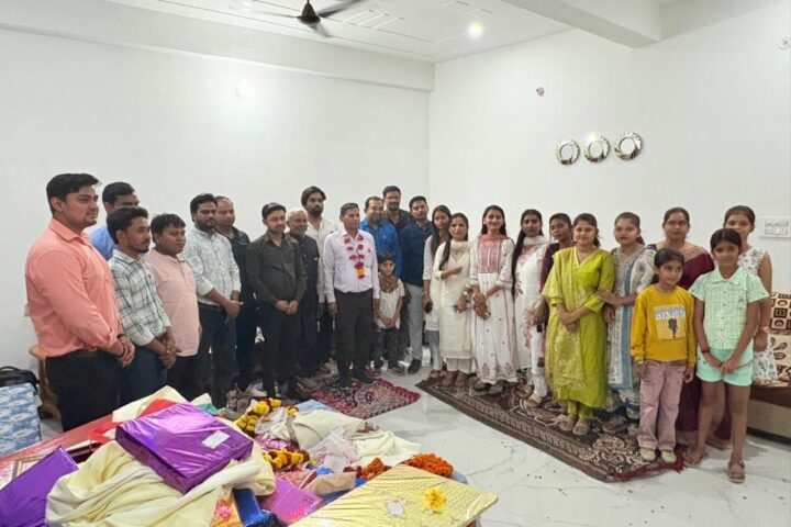 Ceremonial observance at Karpoori Thakur Intermediate College, Surajkunda, Raebareli