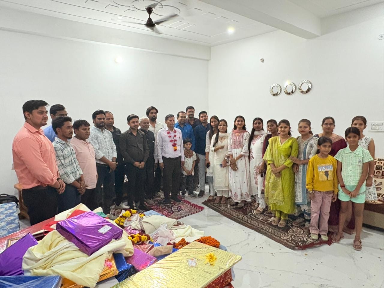 Ceremonial observance at Karpoori Thakur Intermediate College, Surajkunda, Raebareli