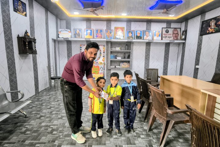 Students taking part in school activities at Karpoori Thakur Intermediate College